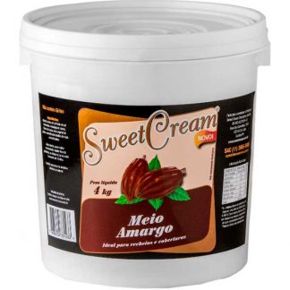 RECH GANACHE MEIO AMARGO 4KG SWEET